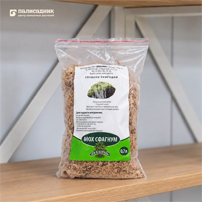 Мох сфагнум 0,7л 1/25 (Биоко) (Дюн) SKU-4607055780169