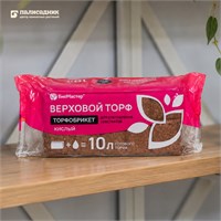 Почвобрикет Торф верховой кислый 10л 1/7 (Б/М) SKU-4660019775861