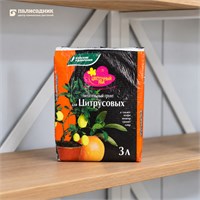 Грунт Цветочный Рай для Цитрусов 3л 1/6/504 (БХЗ) SKU-4607019650613