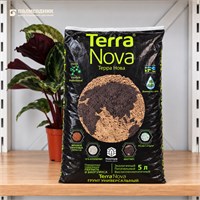 Грунт Терра Нова с биогумусом и перлитом 5л 1/5/385 (Норд Палп) SKU-4601104982870