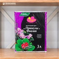Грунт Цветочный Рай для Фиалок 3л 1/6/504 (БХЗ) SKU-4607019650590