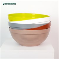 ОМ30-10 ОМЕГА Белый пласт. горшок c антрацитовой вкл d.30 н.17,5  8л (4 шт) SKU-4687202571253