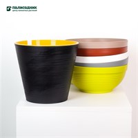 Конус Эко, D19, 3,0л, малахит со вставкой цветочный горшок (13 шт) SKU-4656757800873