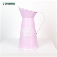Декоративное кашпо-кувшин 27XBD14XH24,5/27СМ TD13X12,5СМ, сиреневый, металл SKU-4630270017444