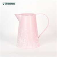 Декоративное кашпо-кувшин 20XBD14XH19 TD9,5СМ, св.розовый, металл SKU-4630270017680
