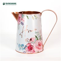 Декоративное кашпо-кувшин "Соблазн" 21X13XH17/17.5CM, металл SKU-4630270079787